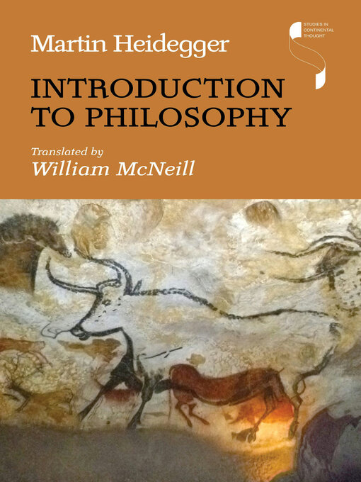 Title details for Introduction to Philosophy by Martin Heidegger - Available